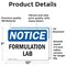 Signmission Formulation Lab, 10 in W x Rectangle, Vinyl Decal OS-2PACK-NS-D-710-L-12898 - alternate 3